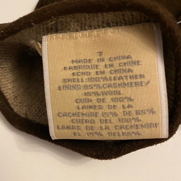 Michael Kors Logo Gloves Size 7 - Picture 4 of 5